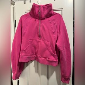 Lululemon Scuba oversized funnel neck half zip
